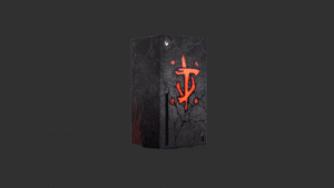 DOOM The Dark Ages Limited Edition console wrap